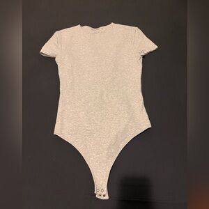 Abercrombie & Fitch Heather Gray Bodysuit